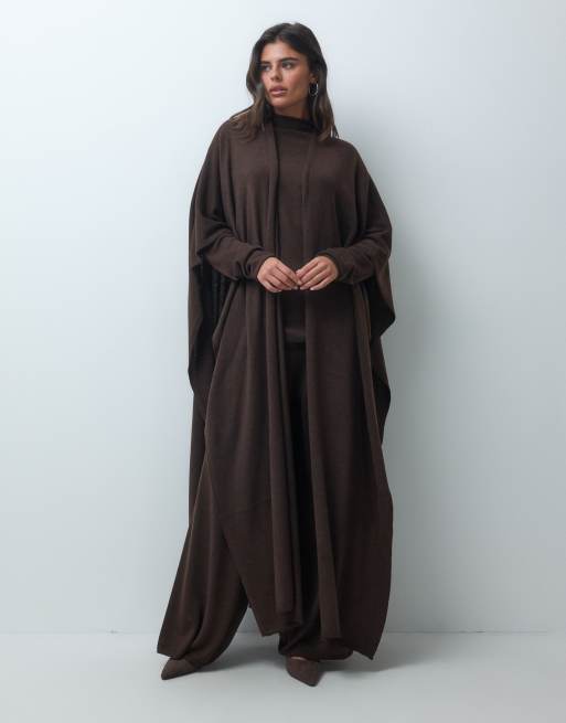 IYAL super soft knitted co-ord in chocolate, 2 of 4