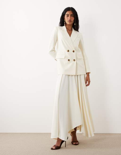 IYAL – Zweireihiger Oversize-Blazer in Cremeweiß, 3 von 4