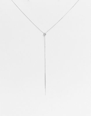фото Изящное ожерелье y-образной формы allsaints-серебристый
