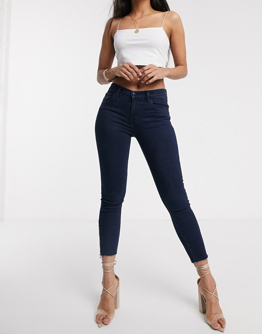 J Brand Womens 835 Mid Rise Crop Skinny Jeans