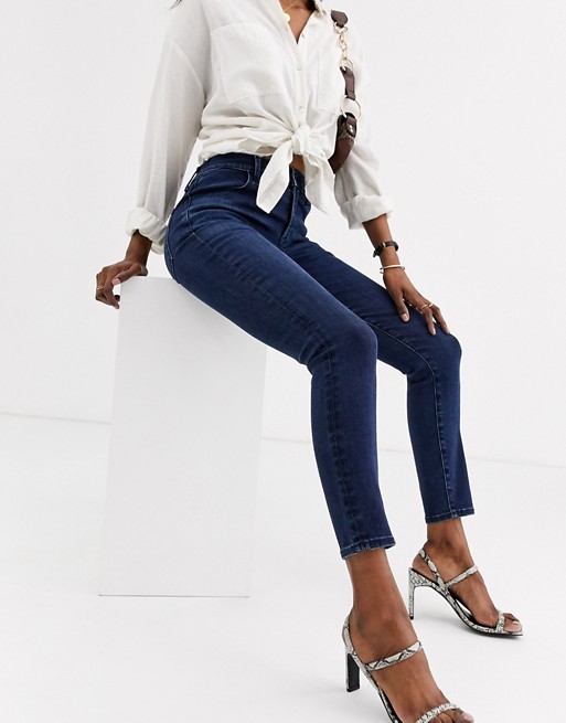 J Brand Alana high rise crop skinny jeans