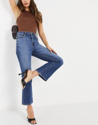 j brand julia high rise flare