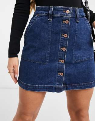 j crew denim skirt