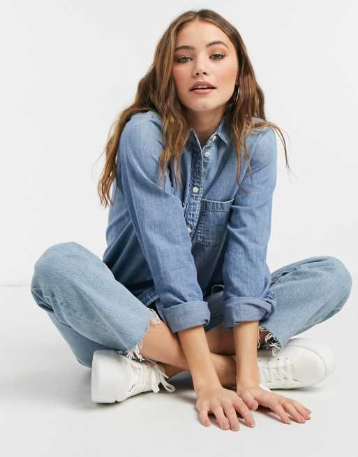 J crew best sale jean shirt