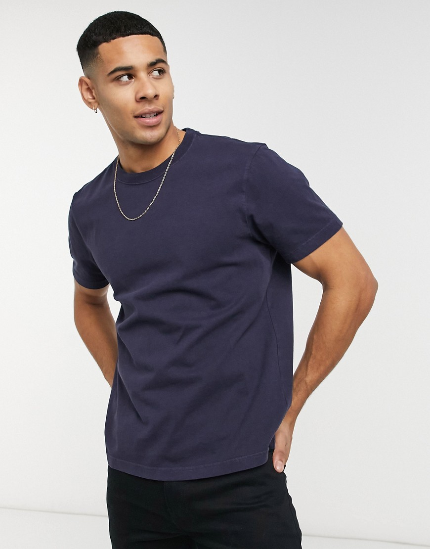 J Crew – Heritage Jersey t-shirt-Marinblå