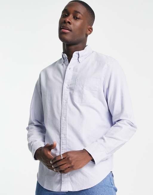 J Crew Mercantile flex oxford shirt in shoreline blue | ASOS