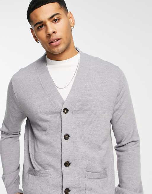 J crew grey outlet cardigan