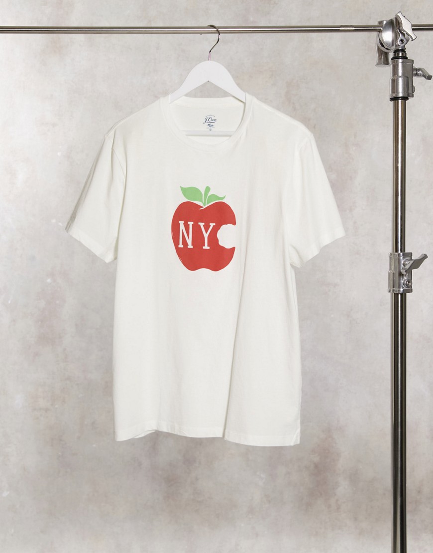 J Crew – NYC Apple – t-shirt-Vit