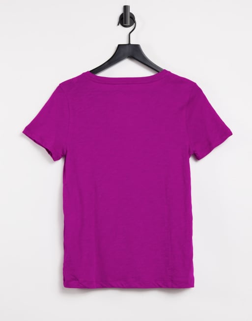 J. Crew vintage cotton crew neck t-shirt in purple, 2 of 4