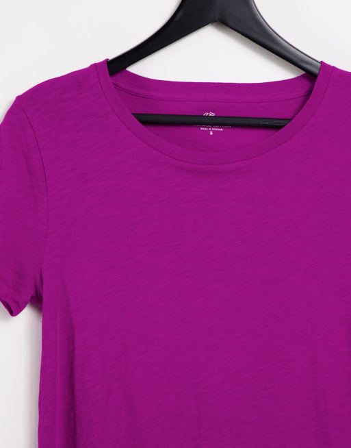 J. Crew vintage cotton crewneck t-shirt in purple, 3 of 4