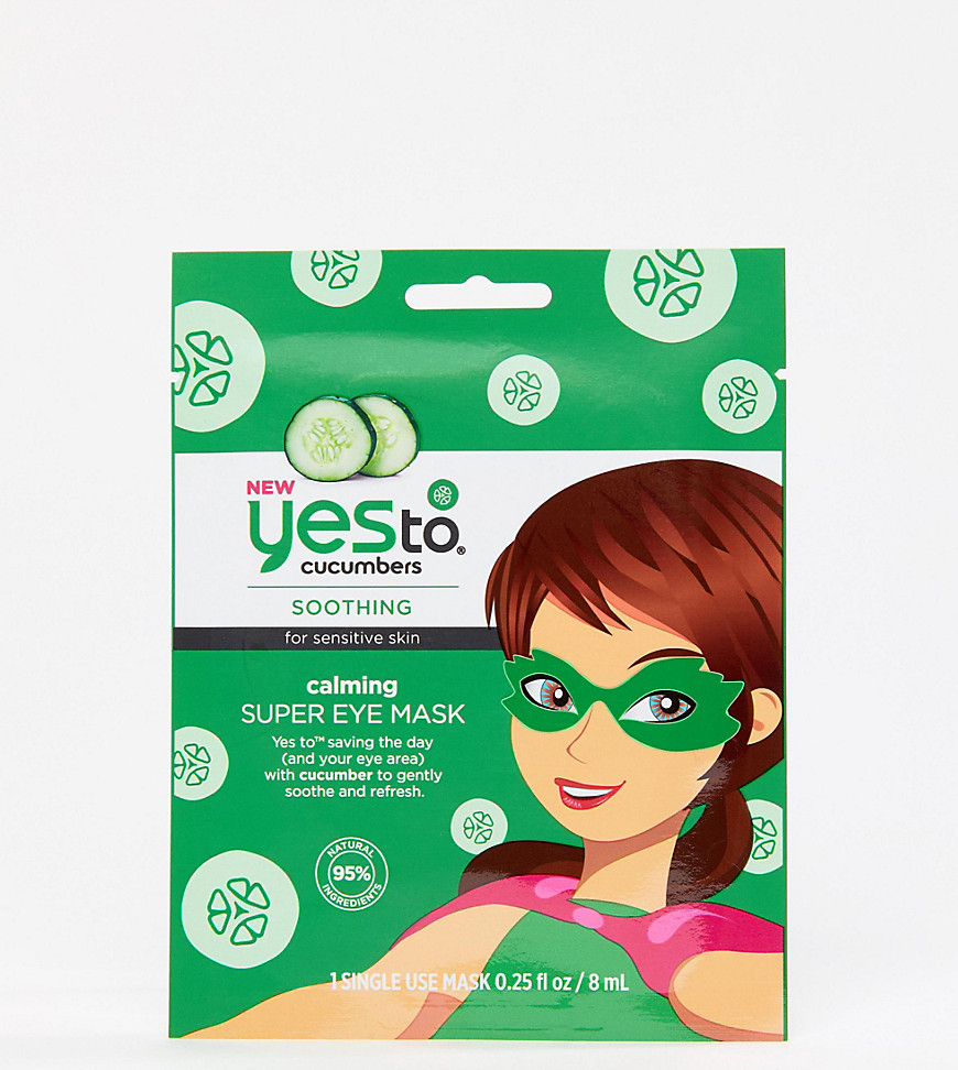 Yes To - Ja tegen cucumbers soothing super eye mask-zonder kleur