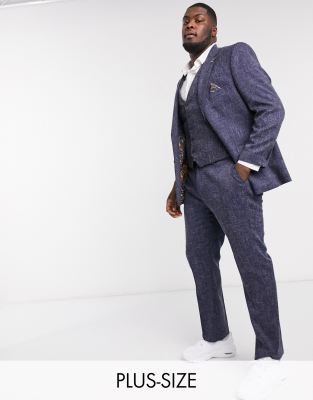 Jacamo Armstrong suit trouser in blue-Navy Navy