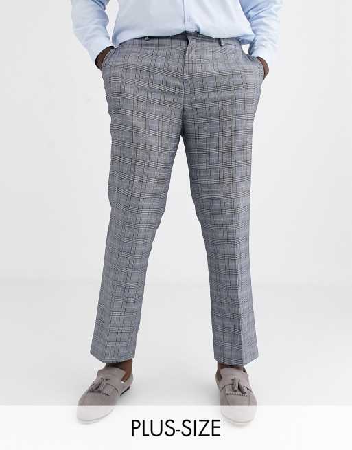 Jacamo – Karierter Anzug in Grau, reguläre Passform, 2 von 2