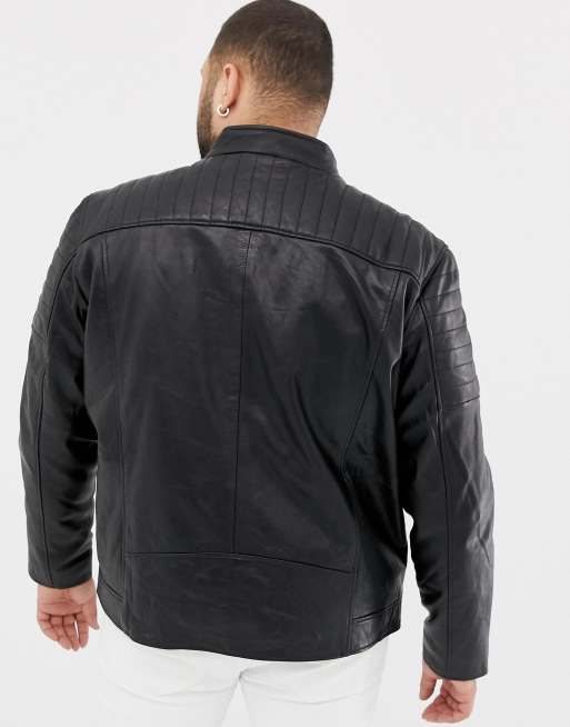 Jacamo mens leather outlet jackets