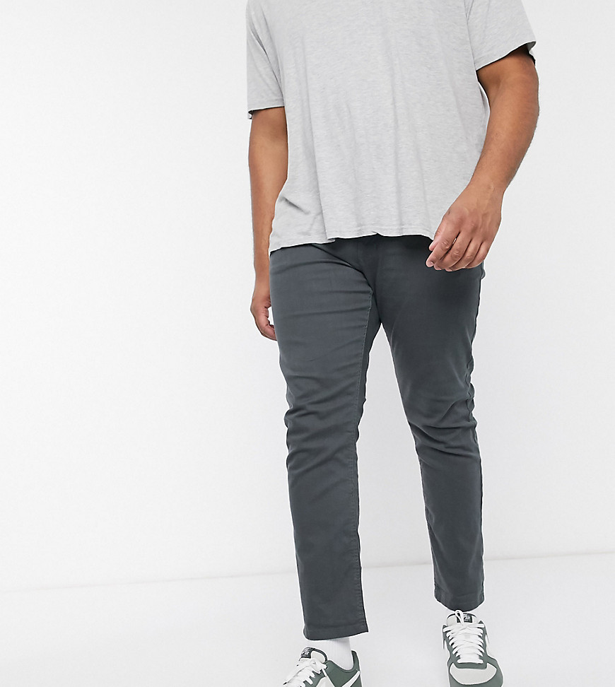 Jacamo - Slim-fit jeans in antracietgrijs