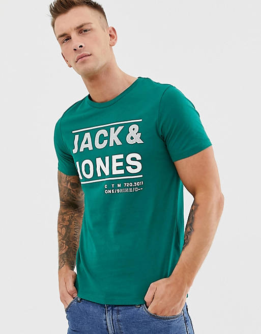 Jack and Jones Core logo t-shirt | ASOS