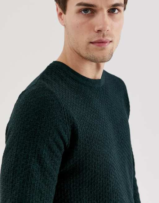 Jack and Jones premium crew neck knit | ASOS