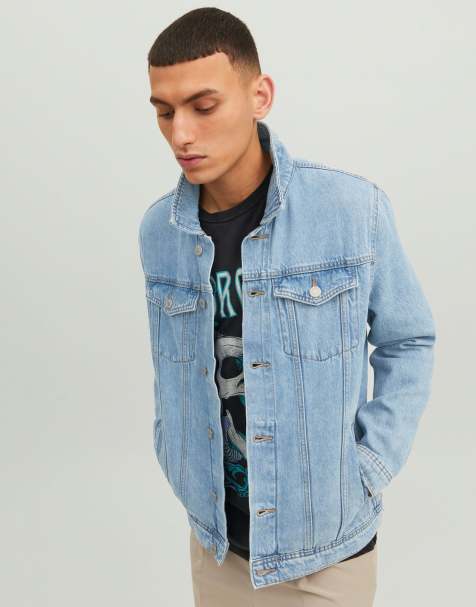 Jack & Jones 023 denim jacket in blue - view 1