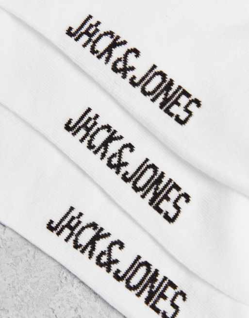 Jack & Jones 10 pack socks in white, 4 of 4