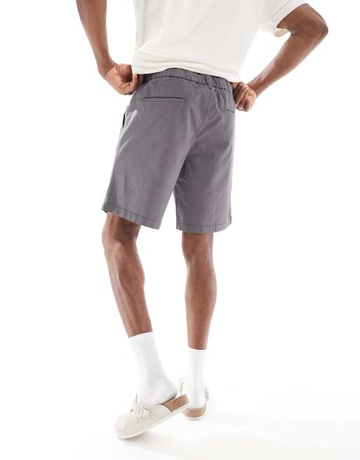 Jack & Jones 2 pack chino shorts in grey and black, 5 of 5