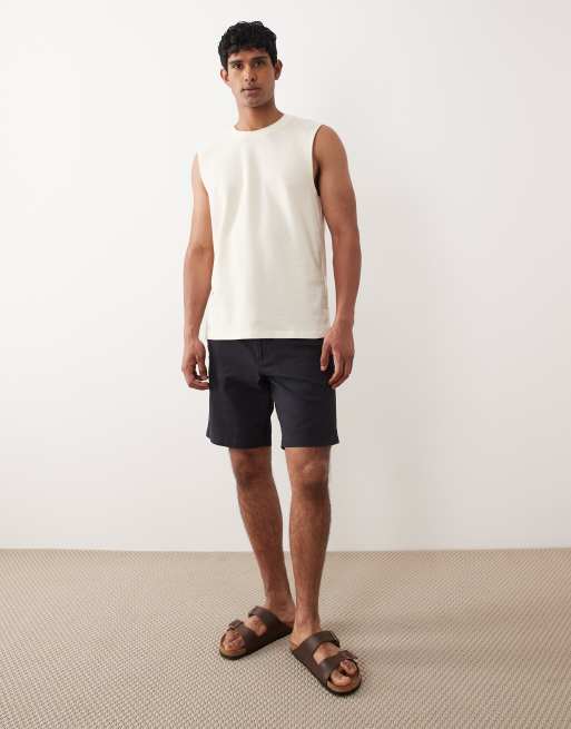 Jack & Jones 2 pack chino shorts in navy and beige, 2 of 5