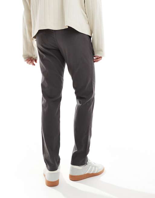 Jack & Jones 2 pack chinos in beige & dark grey