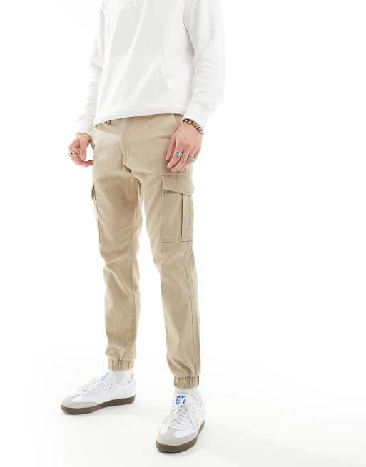 Jack & Jones PSTACE TUCKER AMA NOOS - Pantaloni Cargo - Sedona Sage Ja222e12z C12