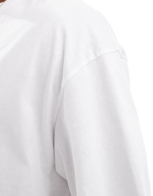 Jack & Jones 2 pack oversized t-shirt in white & black, 3 of 4