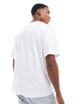 Jack & Jones 2-pack Oversized T-shirts In White