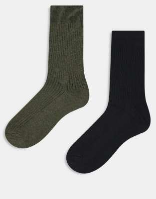Jack & Jones 2-pack Socks In Black