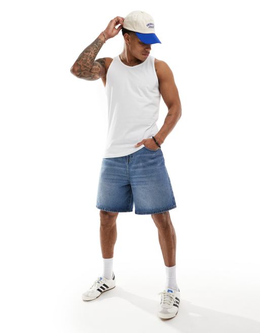 Jack & Jones – Vitt linne, 2-pack