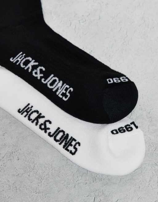 Jack & Jones 2 pack thick sport socks in black, 2 of 3