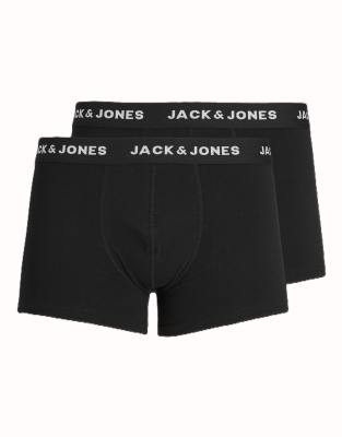Jack & Jones Jack & Jones 2 pack trunks in black