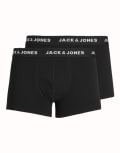 [Jack & Jones] Jack & Jones 2 pack trunks in black M Black