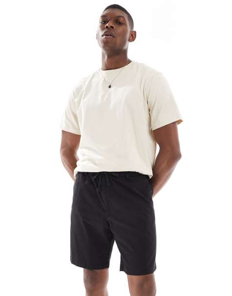 Jack & Jones – 2er-Pack Chino-Shorts in Schwarz und Creme - view 1