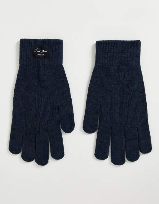 Jack & Jones – 2er-Pack Handschuhe in Marineblau und Grau, 2 von 4