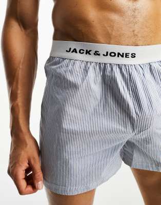 JACK & JONES Herren Boxershorts – Bequeme Baumwoll-Boxer Mit Klassischem Bund