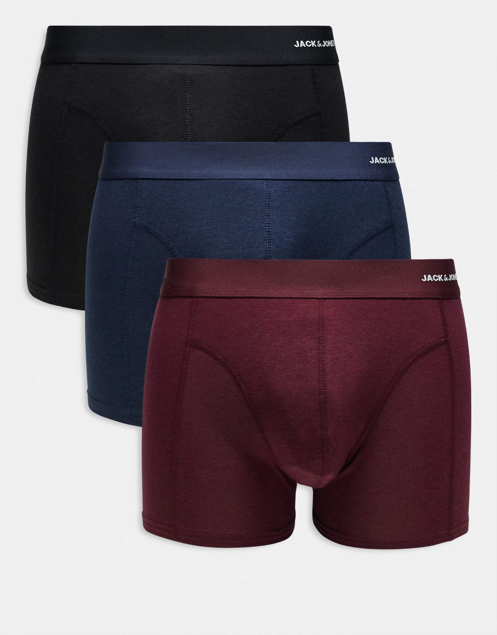Jack &Jones 3 упаковки бамбуковых трусов в мульти-упаковке