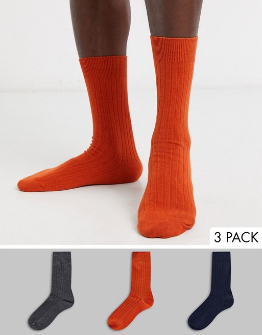 Jack & Jones 3 pack boot socks