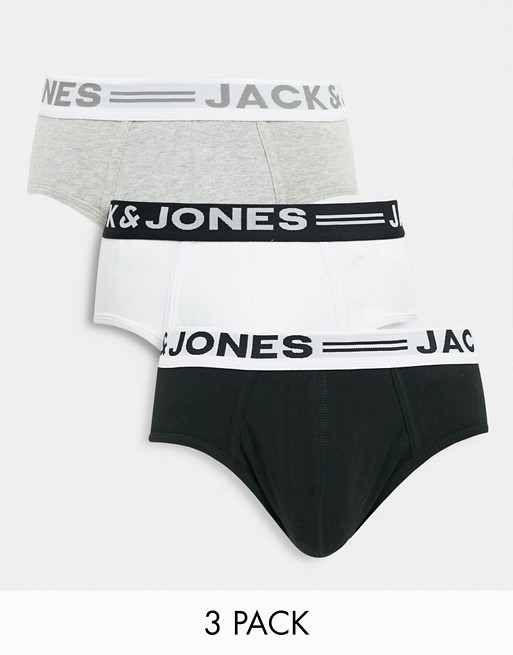 Jack & Jones 3 pack briefs in multi