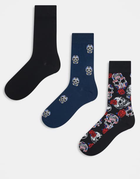 Jack & Jones 3 pack skull print socks - view 1