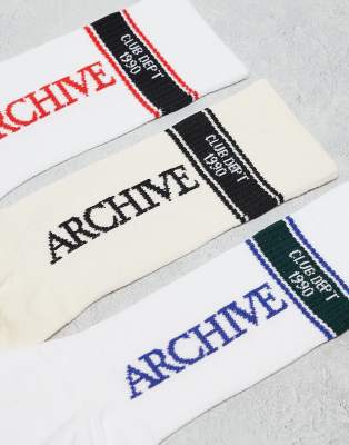 Jack & Jones 3-pack Sport Socks With Contrasting Socks In White