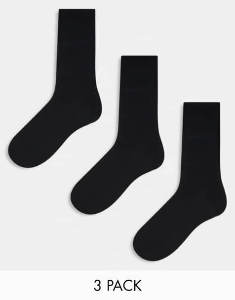 Jack & Jones 3 pack tennis sock in black - view 1