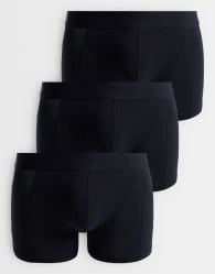 Jack & Jones 3 pack trunks in black