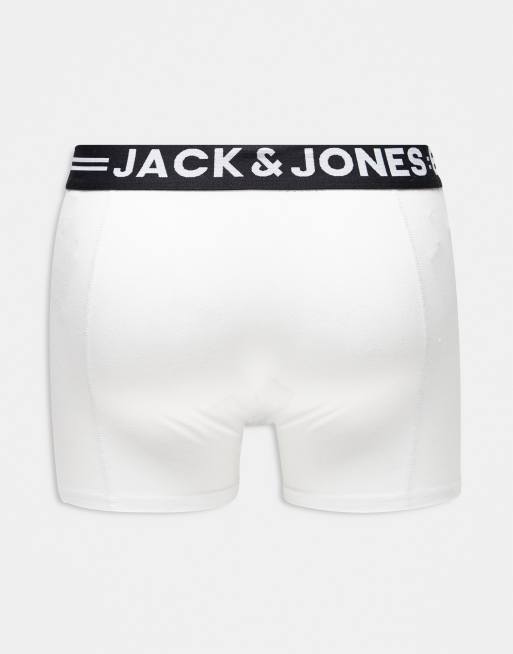 Jack & Jones 3 pack trunks in multi, 3 of 4