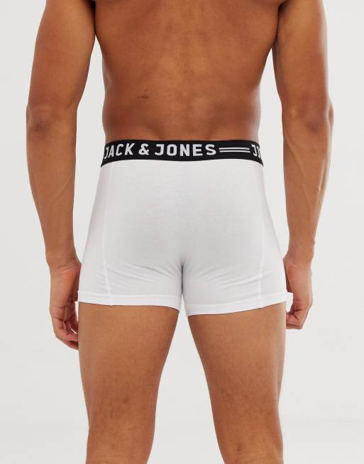 Jack & Jones 3 pack trunks in multi, 2 of 4