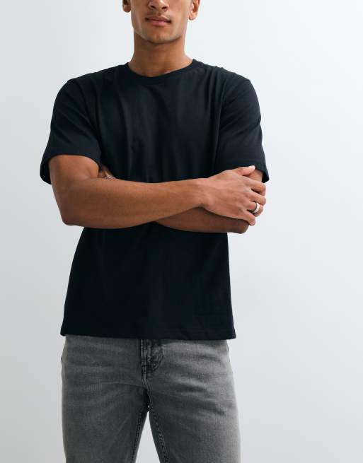 Jack & Jones 3er-Pack Basic-T-Shirts in Schwarz, 3 von 5