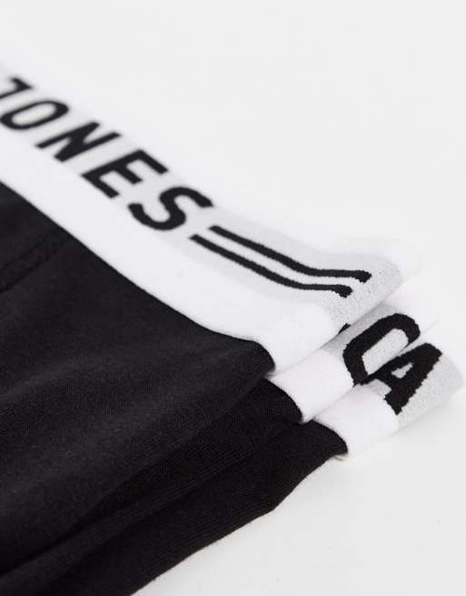 Jack & Jones – 3er Packung schwarze Unterhosen, 3 von 4
