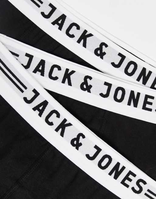Jack & Jones – 3er Packung schwarze Unterhosen, 4 von 4