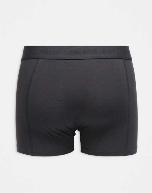 Jack & Jones – 3er Packung schwarze Unterhosen, 3 von 3